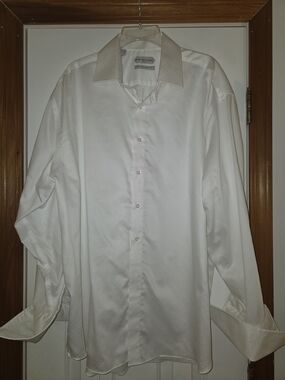 Steven Land Elite Men's White Dress Shirt
